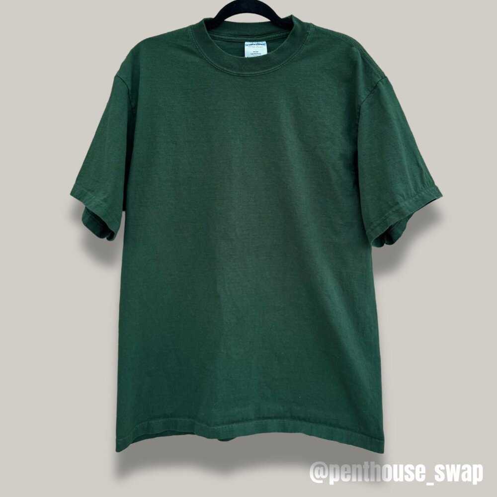 Shaka Wear Super Max Green Heavy Weight Mens T-shirt, size L